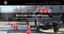 Desktop Screenshot of barricadetrafficservices.com