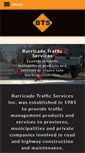 Mobile Screenshot of barricadetrafficservices.com